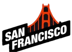 San Francisco Bay Area badge with the Golden Gate Bridge